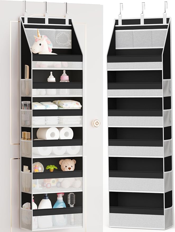 Heavy Duty Over Door Hanging Organizer, Sturdy Vertical Storage for Home